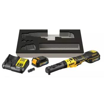 DEWALT DCF510E2G-QW 12V XR Bezsuku Atvērtas Galvas Sprūdrata Atslēga Komplekts ar 2x2.0Ah Baterijām, TSTAK Kaste