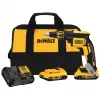 DEWALT DCF620D2-QW 18V bezvada bezsuku skrūvējamais/impulsatslēga 4400 RPM 2 x 2.0Ah Li-Ion akumulatori, lādētājs un TSTAK II instrumentu kaste, melna/dzeltena