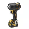 DEWALT DCF901P1G-QW 12V XR Bezsuku Bezvadu Triecienuzgriežņu Atslēga 1/2 inch Kvadrātveida Piedziņa 340 Nm 2850 RPM 1x3.0Ah Li-ion Lādētājs Futrālis Melns/Dzeltens