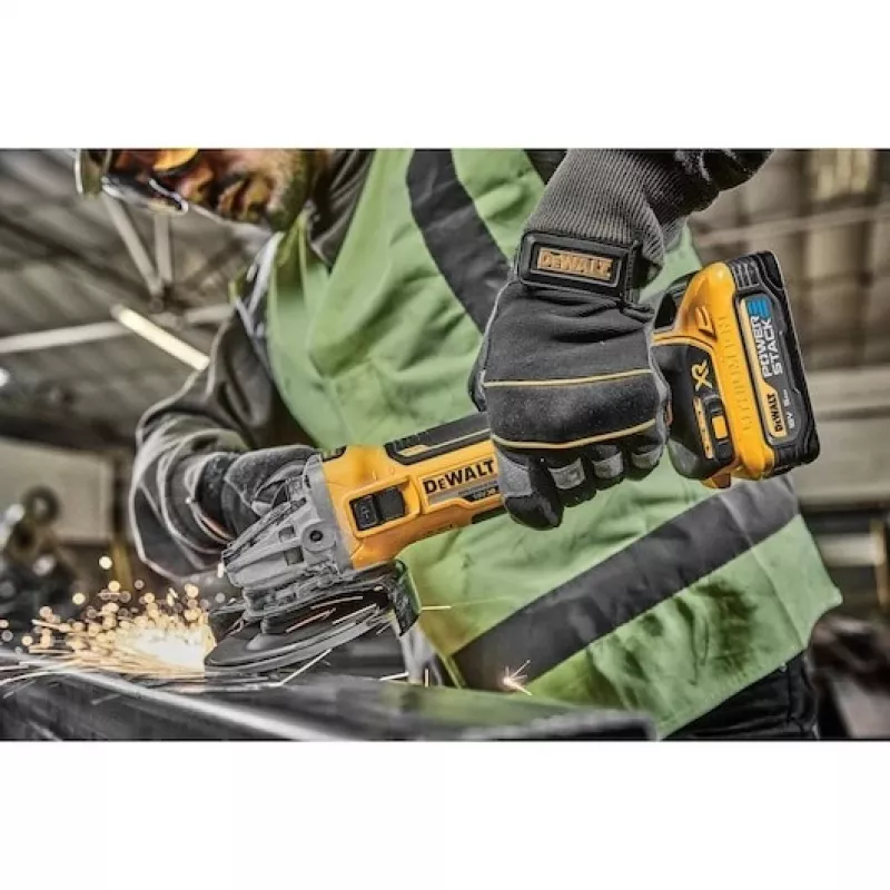 DeWALT DCG405H2T-QW Bezvadu grīdas pulētājs/slīpmašīna 18V 125mm 5.0Ah XR Li-Ion Brushless TSTAK II komplekts