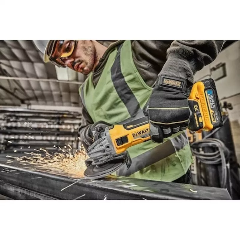 DeWALT DCG405H2T-QW Bezvadu grīdas pulētājs/slīpmašīna 18V 125mm 5.0Ah XR Li-Ion Brushless TSTAK II komplekts