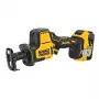 DEWALT DCS369P2-QW 18V XR Bezsuku atgriezeniskais zāģis komplektā ar 2 x 5.0Ah akumulatoriem, lādētāju un TSTAK II kasti