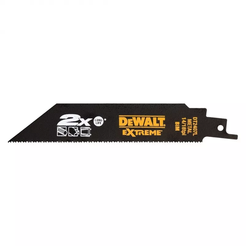 DEWALT DT2440L-QZ XR T-Shank finierzāģa asmens kokam, 100 mm, 6 TPI, 1 gab.