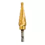 DEWALT DT5027-QZ HSS pakāpju urbis 4-12 mm, 9 pakāpieni, TiN pārklājums, sešstūra kāts