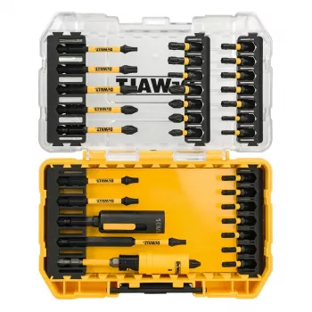 DEWALT DT70747T-QZ 36 gabalu trieciena torsijas skrūvgrieža uzgaļu komplekts ar Tough Case+