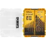 DEWALT DT70755-QZ HSS-G metāla urbju komplekts, 10 gabali, 1/4 collu sešstūra kāts, 135° sadalītais uzgalis, DIN 338, TSTAK Tough Case