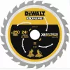 DEWALT DT99573 Ripzāģa asmens 250 mm 60 zobi TCT Smalkai griešanai Kokam, Saplāksnim, MDF, Skaidu plātnēm