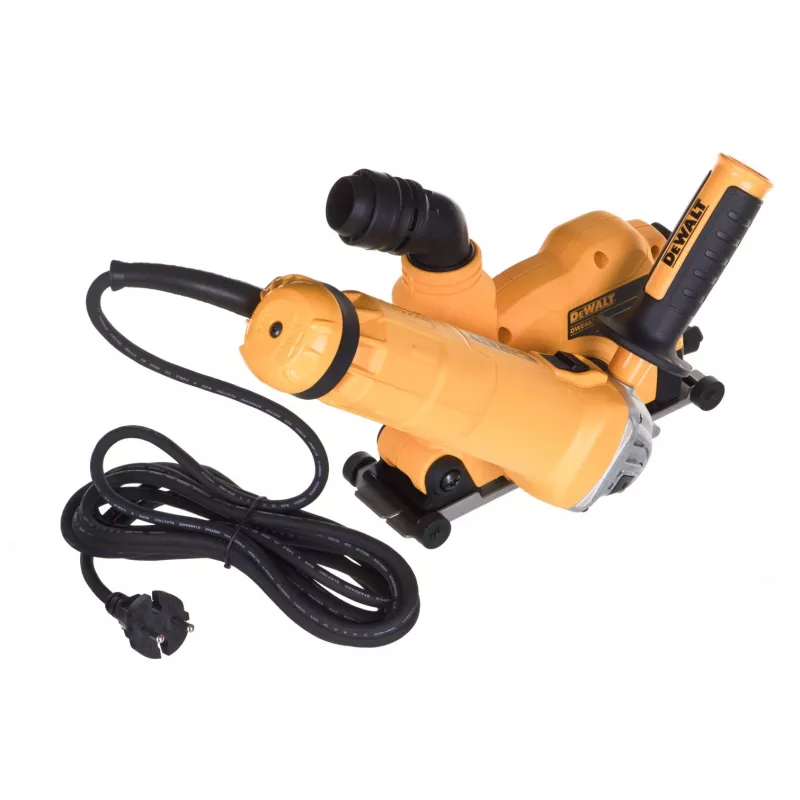 DEWALT DWE46107 125mm leņķa slīpmašīna ar putekļu savācēju 1400W