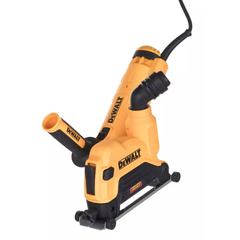 DEWALT DWE46107 125mm leņķa slīpmašīna ar putekļu savācēju 1400W