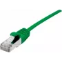 Dexlan Cat. 6A S/FTP (PiMF) īpaši plāns halogēnu nesaturošs savienojuma kabelis ar fiksatora aizsardzību, zaļš, 10,0 m 858720