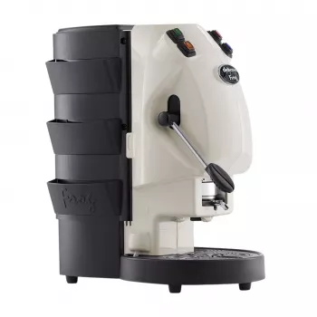 Didiesse Frog Revolution Avorio espresso automāts, E.S.E. podiņi, 2L, 650W, 15 bar, melns/ziloņkaula