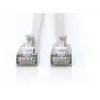 DIGITUS CAT 6A F-FTP plānais komutācijas kabelis, 1 m, pelēks, 10 gab., LSZH, 10Gbps