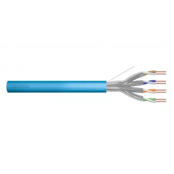 DIGITUS Cat6A instalācijas kabelis U/FTP Dca AWG 23/1 LSOH 500m zils spole