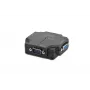 DIGITUS DS-41120-1 VGA Sadalītājs 2 Porti Plastmasas Korpusā 350 MHz HDSUB 15/Vīriešu uz 2x HDSUB 15/Sieviešu 1080p