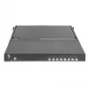 DIGITUS Modular 19 collu HD LCD KVM konsole ar 8 portu HDMI KVM slēdzi, skārienpaliktni, vācu tastatūras izkārtojumu