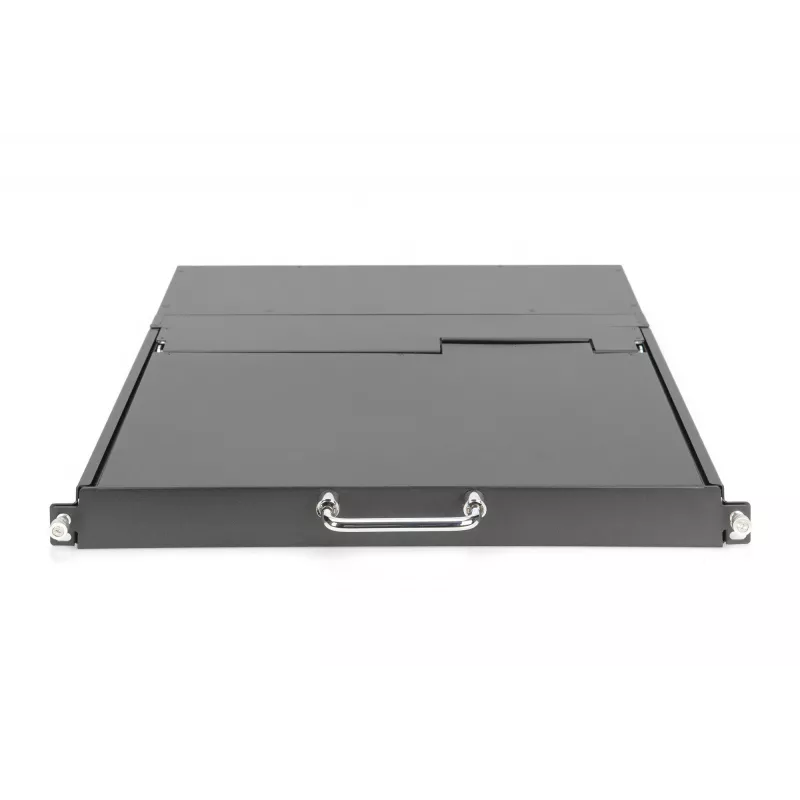 DIGITUS modulāra HD LCD KVM konsole ar 17 inch TFT, 16 portu CAT 5 KVM savienojumu, skārienpaliktni, vācu klaviatūras izkārtojumu