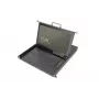 DIGITUS modulāra HD LCD KVM konsole ar 17 inch TFT, 16 portu CAT 5 KVM savienojumu, skārienpaliktni, vācu klaviatūras izkārtojumu
