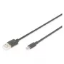 DIGITUS USB 2.0 kabelis Type A - Micro B vīriešu/vīriešu 1,8m Melns