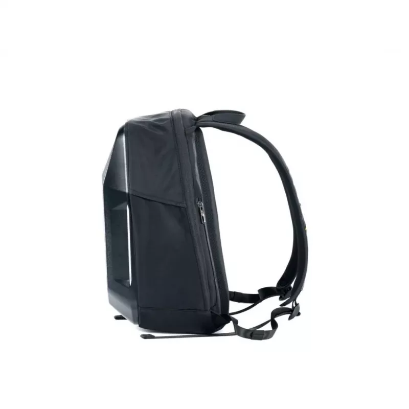 Divoom Cyber Bag Premium Weather Proof ar LED pikseļu mākslas displeju un lietotnes vadību Melns