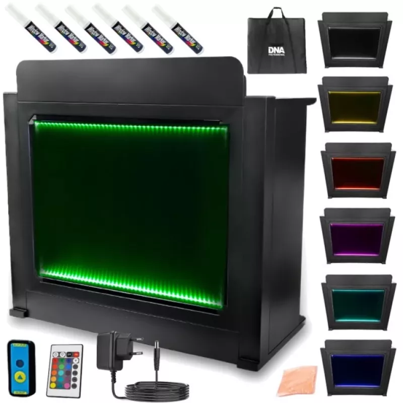 DJ Table XL BK Booth Stand with Lighting