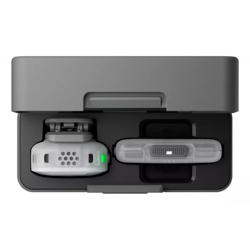 DJI Mic Mini 2S bezvadu mikrofonu sistēma (1 raidītājs + 1 mobilais uztvērējs + uzlādes futrālis)