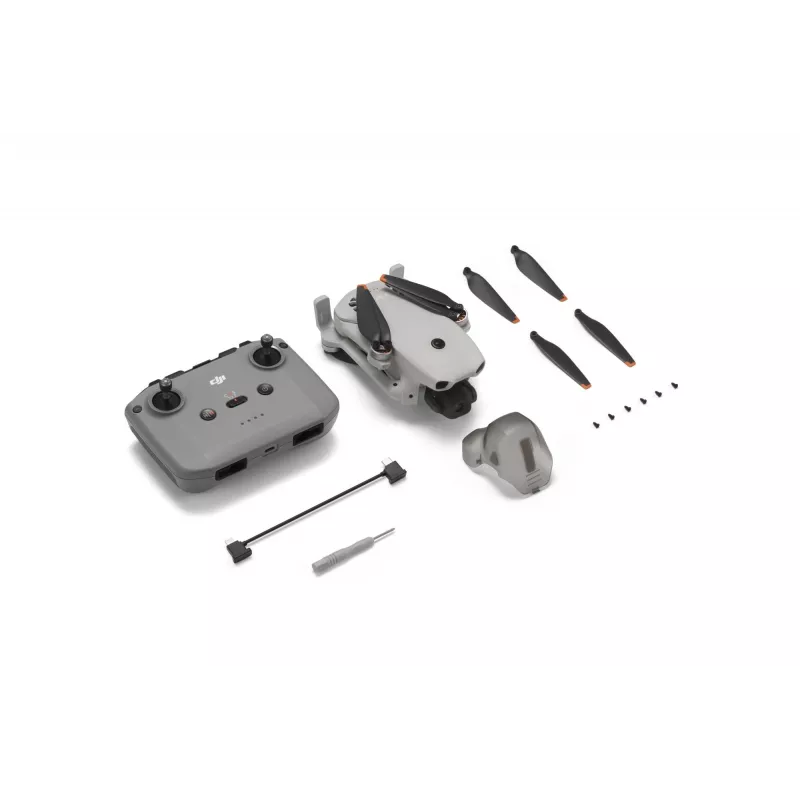DJI Mini 2 Fly More Combo - Īpaši viegls kameras drons ar 4K video, 3 asu stabilizatoru, 30 min lidojuma laiku, GPS, 2.7K video, 12MP foto, salokāms kvadrokopteris