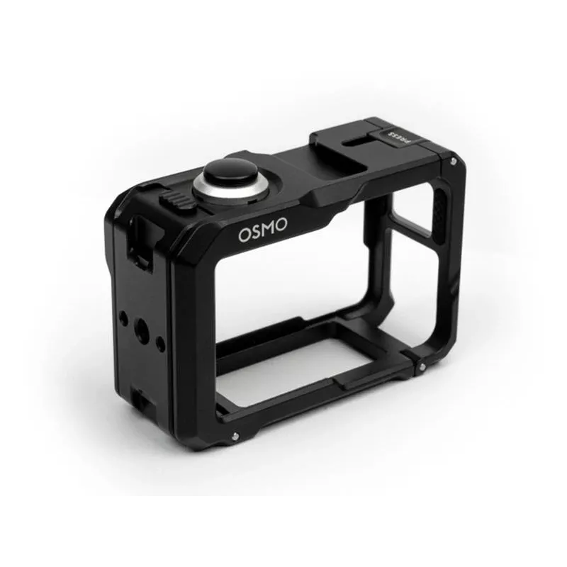 DJI Osmo Action 3/4/5 horizontāli-vertikālais aizsargrāmis (melns)