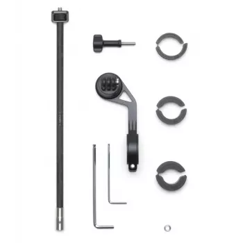 DJI Osmo Action velosipēda stiprinājuma komplekts stūrei un rāmja caurulēm, 22-35 mm skava, ātrās atbrīvošanas, melns