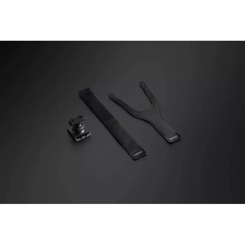 DJI Osmo Action plaukstas siksna (CP.OS.00000529) – ātrās atbrīvošanas brīvroku kameras siksna Osmo Action 1/2/3/4, melna