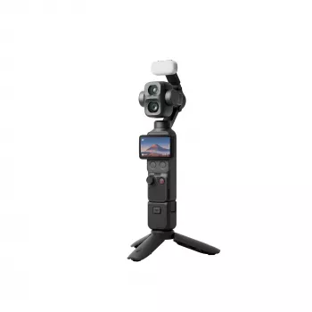 DJI Osmo Mobile 6 viedtālruņa žiroskopiskais stabilizators, 3 asis, salokāms ar pagarinājuma stieni, ActiveTrack 5.0, magnētiskais stiprinājums, Slate Gray