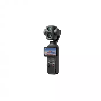DJI Osmo Pocket 4P Standard Combo - 1 collu CMOS 4K120fps 3 asu kardāna kamera, 2 inch grozāms skārienekrāns, 37MP foto, 240fps palēnināta kustība, Wi-Fi/Bluetooth, 160min akumulators