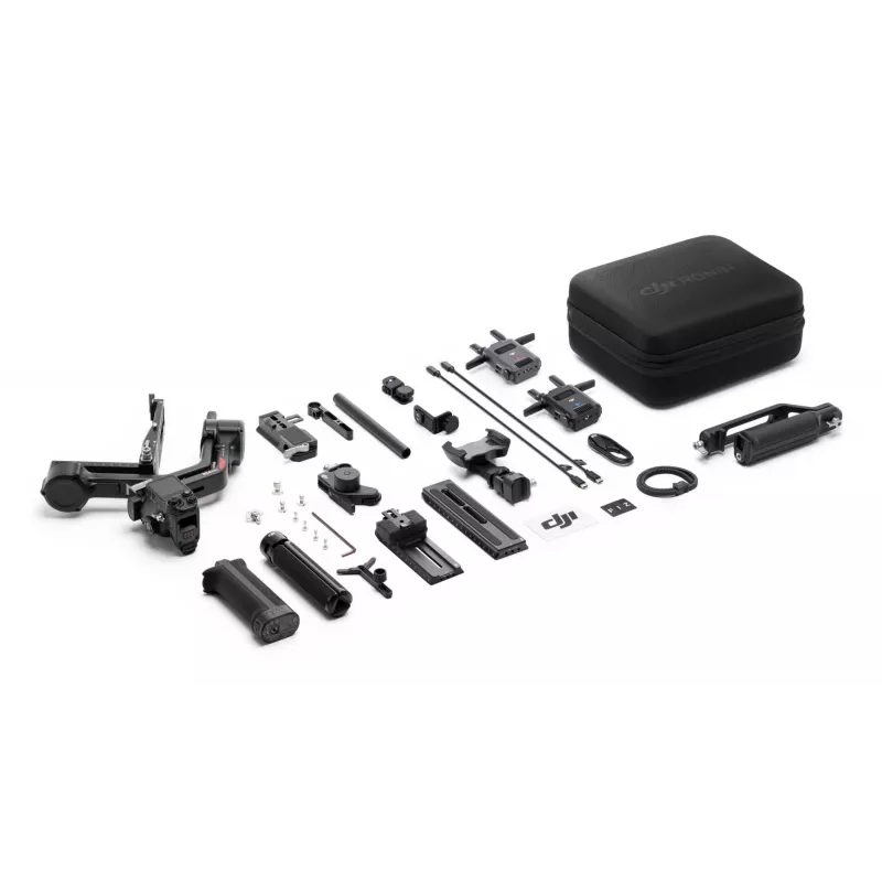 DJI RS 4 Pro Combo 2026 gimbala stabilizators ar attēla raidītāju un Focus Pro motoru