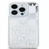 DKNY Apple iPhone 15 Pro Max 6,7 collu cietais vāciņš Liquid Glitter Multilogo balts