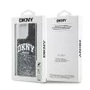 DKNY Liquid Glitter Big Logo iPhone 14 Pro Max maciņš - Melns