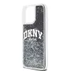 DKNY Liquid Glitter Big Logo iPhone 14 Pro Max maciņš - Melns