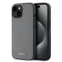 DKNY PU ādas sudraba metāla logo MagSafe maciņš iPhone 13 - pelēks