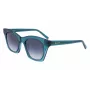 DKNY Women's DK541S-430 Sauļošanās brilles Havana Acetāta Rāmis Brūns Gradienta Lēcas 51mm