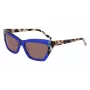 DKNY Sieviešu saulesbrilles DK547S5516425 - Havanas acetāta rāmis, brūnas gradienta lēcas, 55 mm