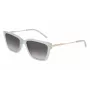 DKNY Women's DK713S Saulesbrilles - Brūna Havana Taisnstūra Rāmis ar Brūniem Gradienta Lēcām - 56 mm Lēcu Platums