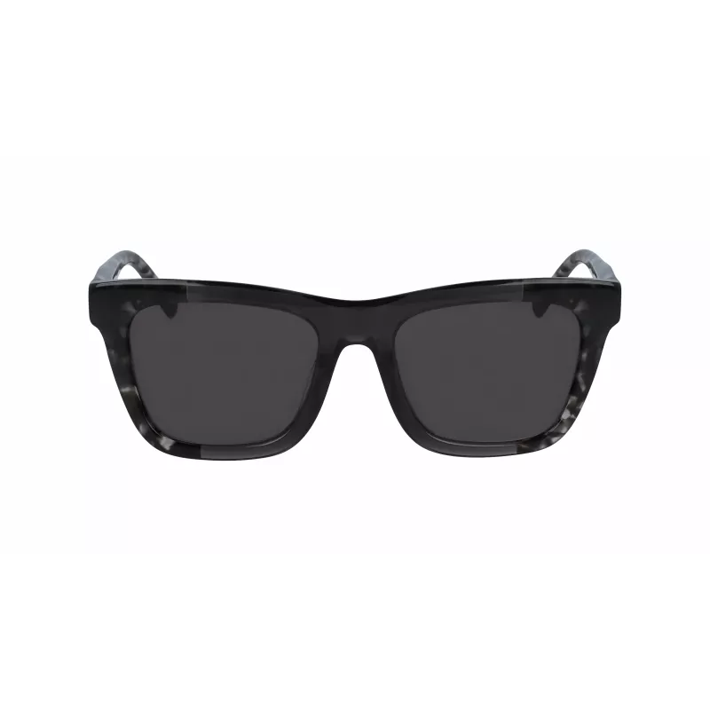 DKNY Sieviešu kvadrātveida saulesbrilles DK529S-001 - Melns rāmis, Pelēkas lēcas, 53mm