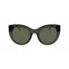 DKNY Sieviešu saulesbrilles DK517S-300 Havana Acetāta Rāmis Gradienta Brūnas Polikarbonāta Lēcas 52mm