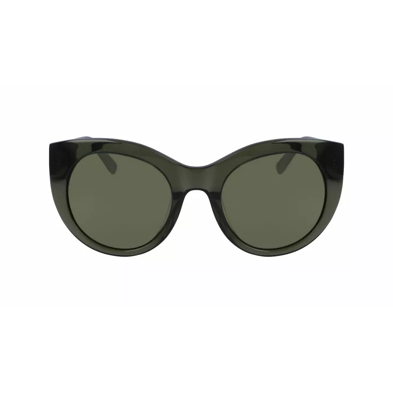 DKNY Sieviešu saulesbrilles DK517S-300 Havana Acetāta Rāmis Gradienta Brūnas Polikarbonāta Lēcas 52mm