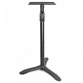 DNA PROFESSIONAL DNA MON 2 Studio Monitor Statīvu Pāris - Melns, Augstums Regulējams 800-1300 mm, 20 kg Ietilpība