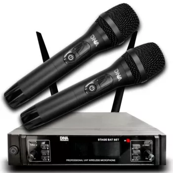 DNA PROFESSIONAL DNA STAGE BAT SET Bezvadu sistēma 2x Rokas mikrofoni