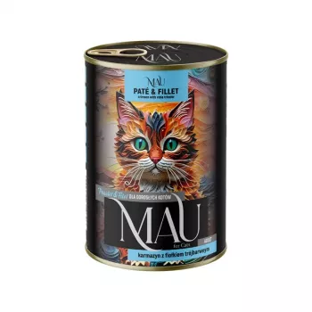 DOLINA NOTECI MAU Pate and Fillet Crimson with Pansy Slapjā barība kaķiem 400g