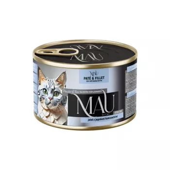 DOLINA NOTECI MAU Pate and Fillet Sterilised Deer with Haskap Berries - Slapjā barība kaķiem - 185g
