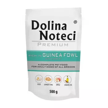Dolina Noteci Premium mitrā suņu barība ar pērļu vistiņu un ābolu 500g