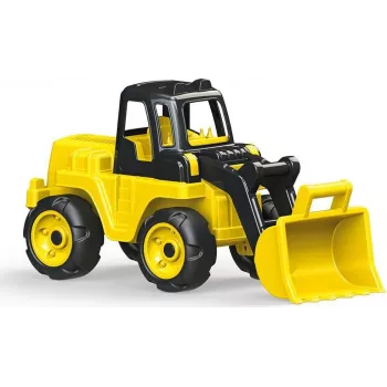 DOLU Max Power buldozers dzeltens braucamais rotaļu līdzeklis (7134)