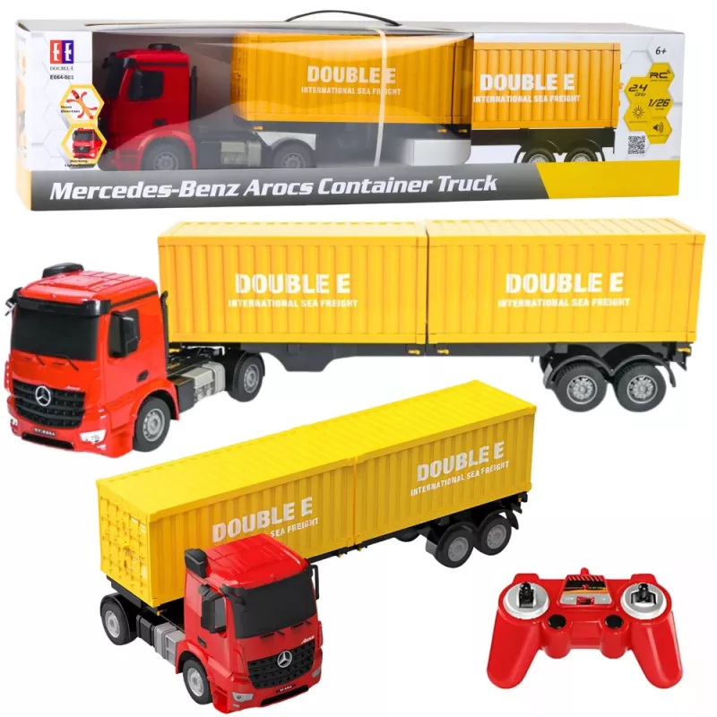 Double E Mercedes-Benz Arocs Remote Controlled RC Container Truck 1:26