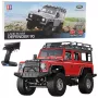 Double E tālvadības bezceļa transportlīdzeklis RC Land Rover Defender 90 sarkans 1:14